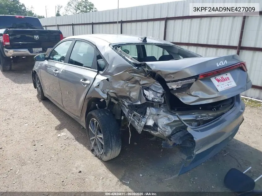 2022 Kia Forte Lxs VIN: 3KPF24AD9NE427009 Lot: 42624411