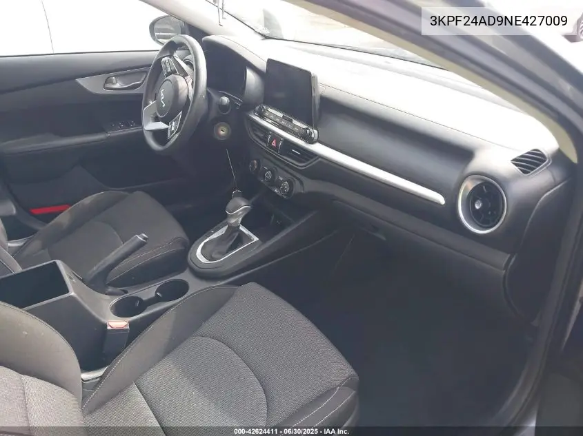 2022 Kia Forte Lxs VIN: 3KPF24AD9NE427009 Lot: 42624411
