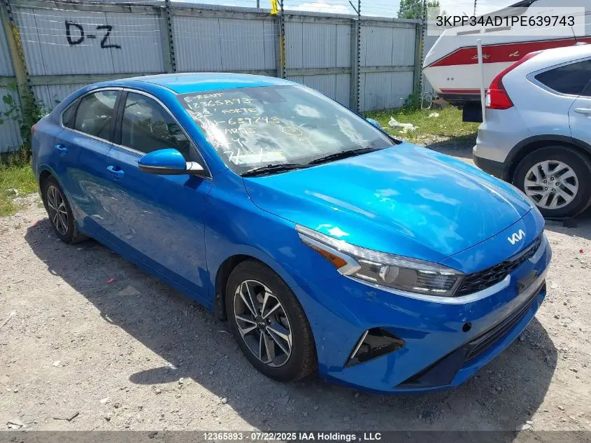 2023 Kia Forte Ex/Ex+/Ex Premium VIN: 3KPF34AD1PE639743 Lot: 12365893