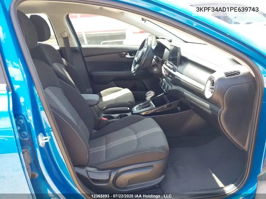 2023 Kia Forte Ex/Ex+/Ex Premium VIN: 3KPF34AD1PE639743 Lot: 12365893