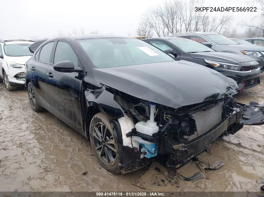 2023 Kia Forte Lxs VIN: 3KPF24AD4PE566922 Lot: 41475119