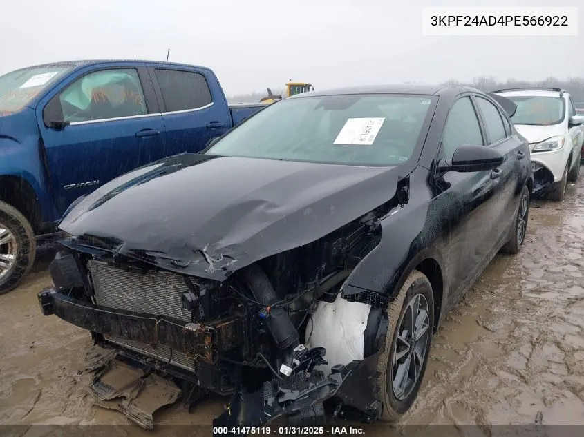 2023 Kia Forte Lxs VIN: 3KPF24AD4PE566922 Lot: 41475119