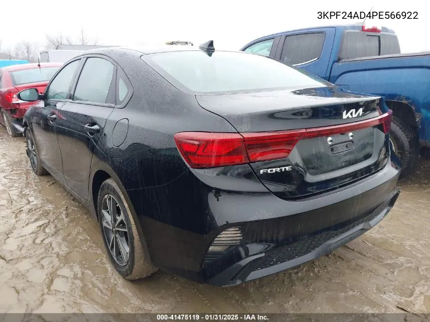 2023 Kia Forte Lxs VIN: 3KPF24AD4PE566922 Lot: 41475119