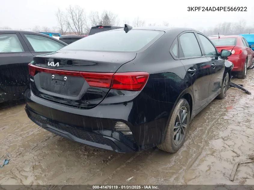 2023 Kia Forte Lxs VIN: 3KPF24AD4PE566922 Lot: 41475119