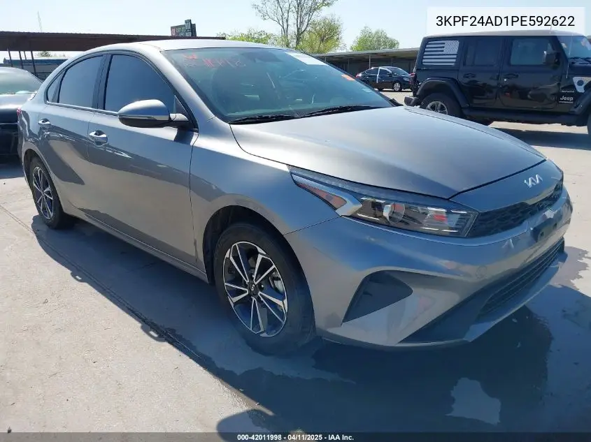 2023 Kia Forte Lxs VIN: 3KPF24AD1PE592622 Lot: 42011998