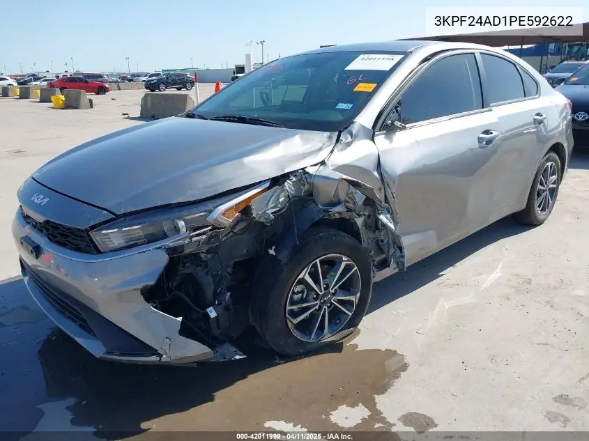 2023 Kia Forte Lxs VIN: 3KPF24AD1PE592622 Lot: 42011998