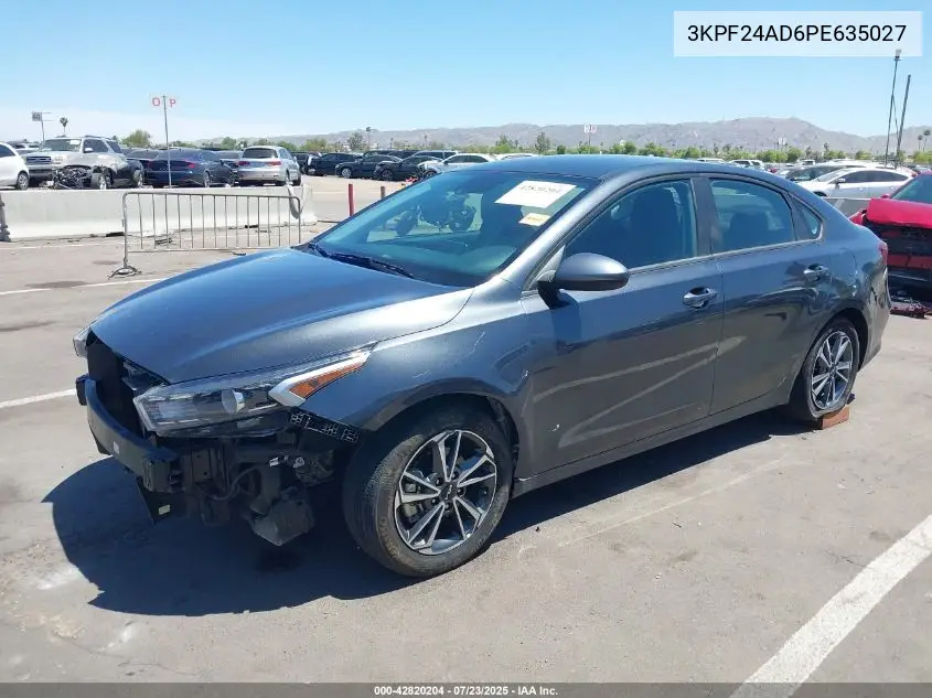 2023 Kia Forte Lxs VIN: 3KPF24AD6PE635027 Lot: 42820204
