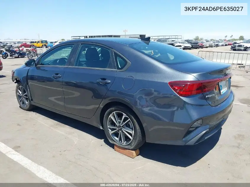 2023 Kia Forte Lxs VIN: 3KPF24AD6PE635027 Lot: 42820204