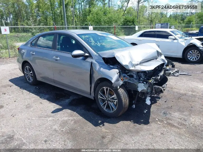 3kpf24ad6re759558 3KPF24AD6RE759558 2024 Kia Forte Lxs