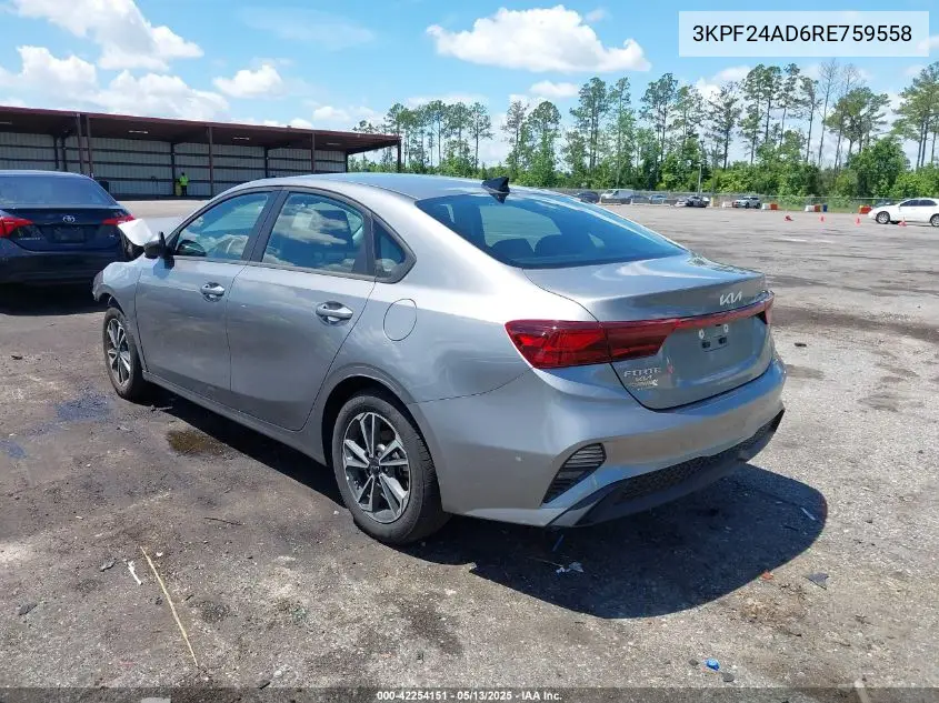 3kpf24ad6re759558 3KPF24AD6RE759558 2024 Kia Forte Lxs