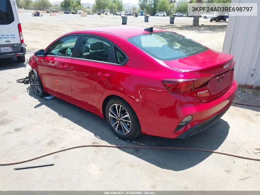 2024 Kia Forte Lxs VIN: 3KPF24AD3RE698797 Lot: 42803573