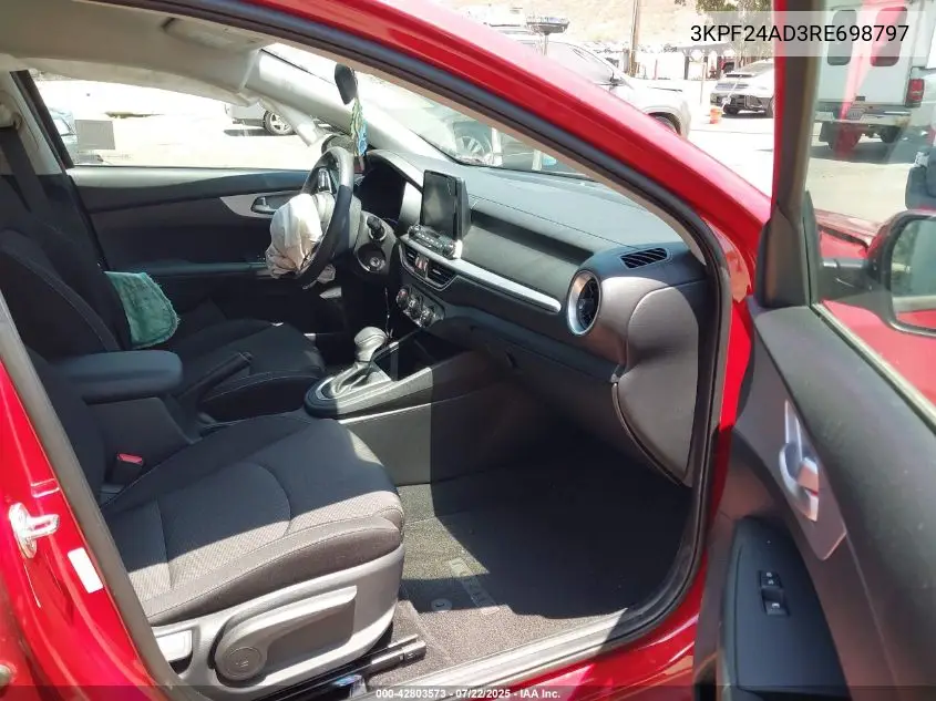 2024 Kia Forte Lxs VIN: 3KPF24AD3RE698797 Lot: 42803573