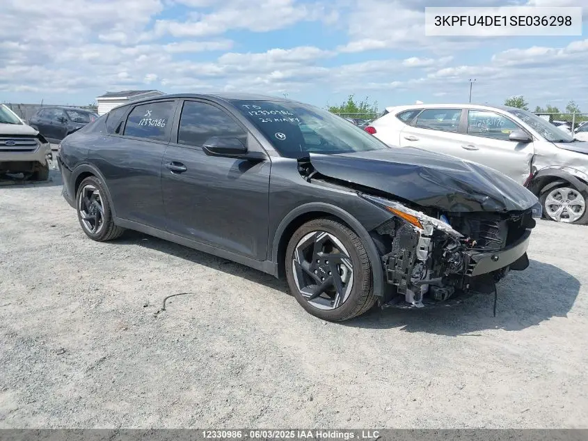 2025 Kia K4 Ex/Ex+ VIN: 3KPFU4DE1SE036298 Lot: 12330986