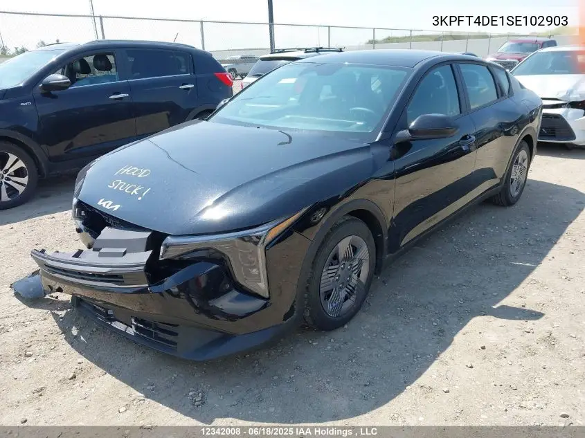 2025 Kia K4 Lx VIN: 3KPFT4DE1SE102903 Lot: 12342008