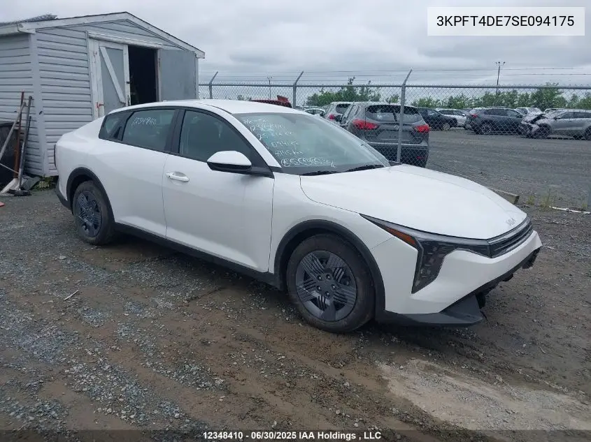 2025 Kia K4 Lx/Lxs VIN: 3KPFT4DE7SE094175 Lot: 12348410