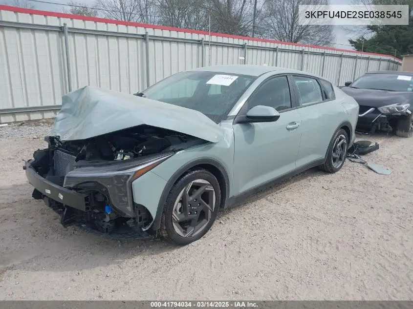 2025 Kia K4 Ex VIN: 3KPFU4DE2SE038545 Lot: 41794034