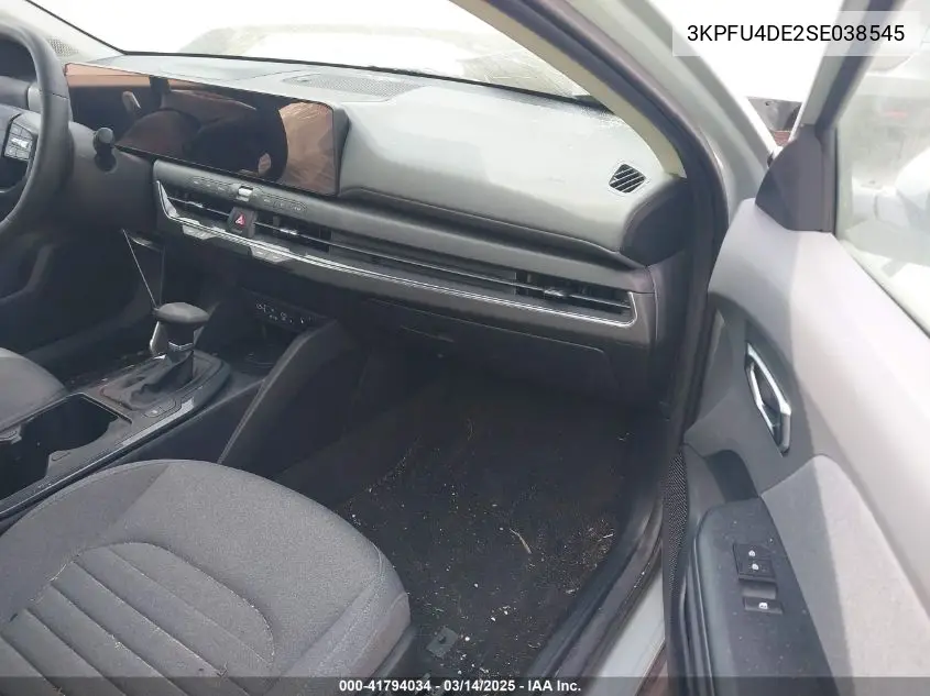 2025 Kia K4 Ex VIN: 3KPFU4DE2SE038545 Lot: 41794034