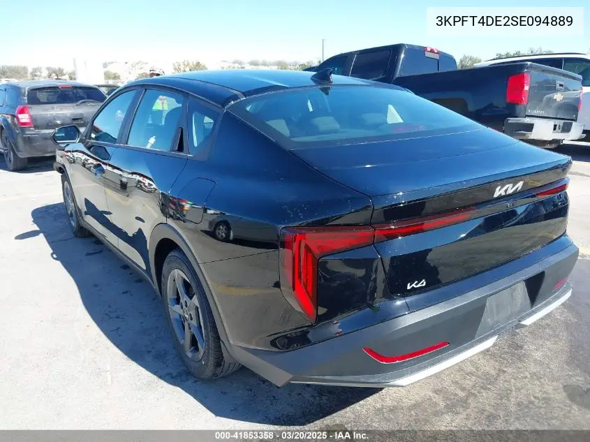 2025 Kia K4 Lxs VIN: 3KPFT4DE2SE094889 Lot: 41853358