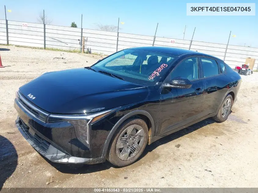 2025 Kia K4 Lx VIN: 3KPFT4DE1SE047045 Lot: 41853543