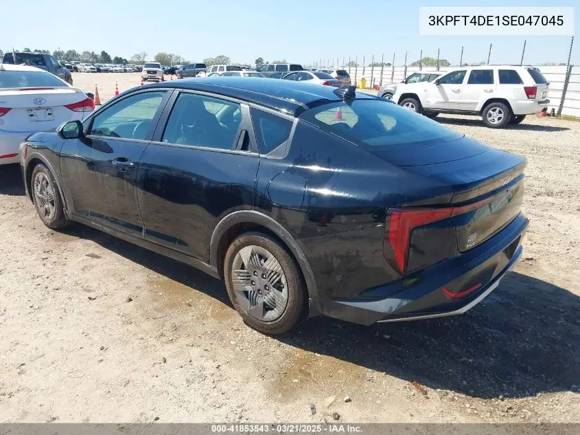 2025 Kia K4 Lx VIN: 3KPFT4DE1SE047045 Lot: 41853543