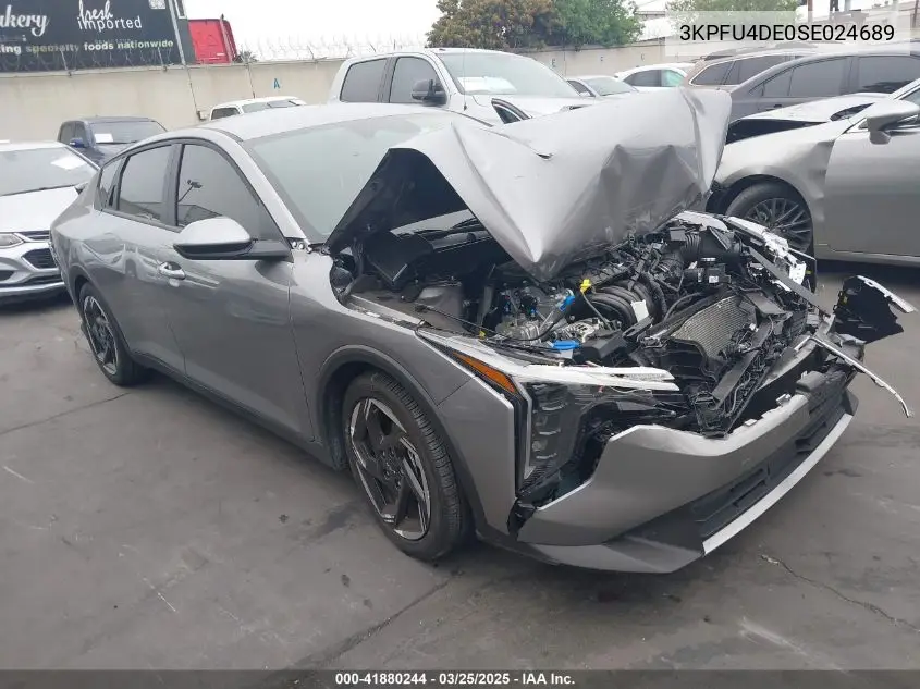 2025 Kia K4 Ex VIN: 3KPFU4DE0SE024689 Lot: 41880244