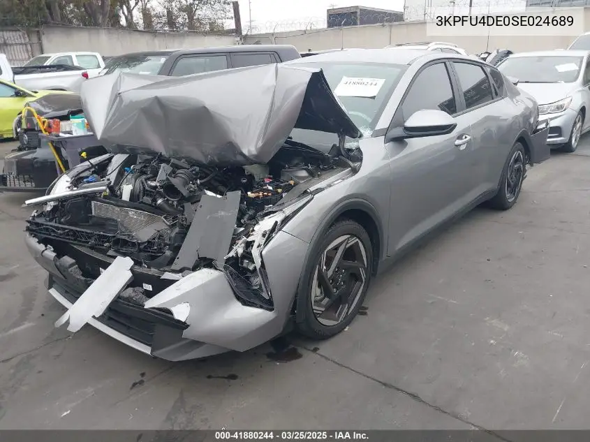 2025 Kia K4 Ex VIN: 3KPFU4DE0SE024689 Lot: 41880244