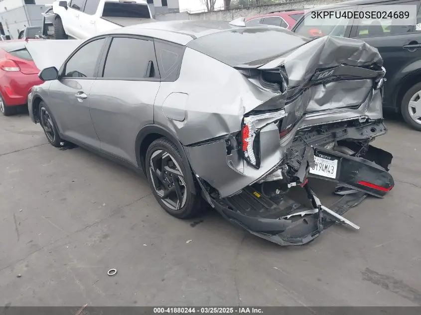 2025 Kia K4 Ex VIN: 3KPFU4DE0SE024689 Lot: 41880244