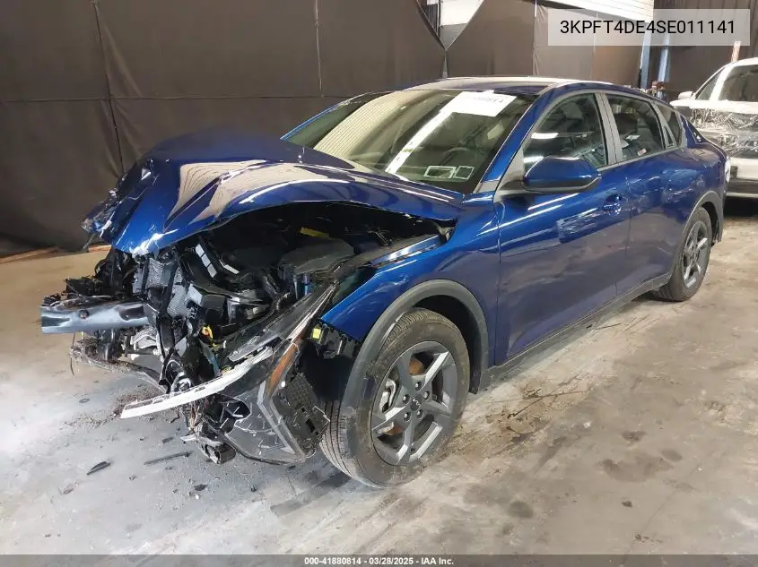 2025 Kia K4 Lxs VIN: 3KPFT4DE4SE011141 Lot: 41880814