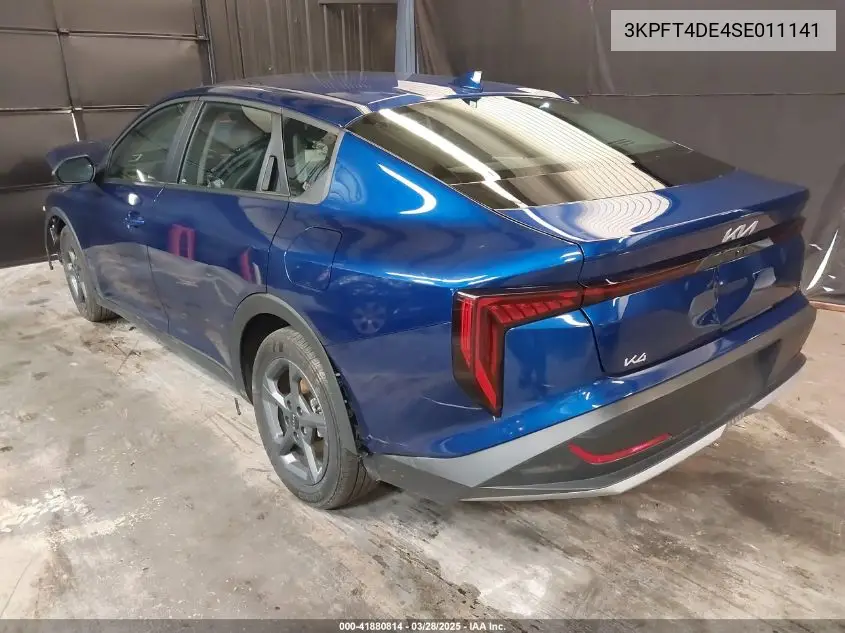 2025 Kia K4 Lxs VIN: 3KPFT4DE4SE011141 Lot: 41880814
