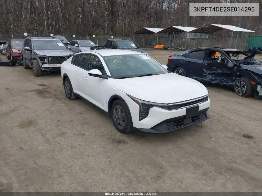 2025 Kia K4 Lx VIN: 3KPFT4DE2SE014295 Lot: 41907781
