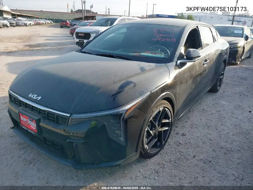 2025 Kia K4 Gt-Line VIN: 3KPFW4DE7SE103173 Lot: 41929035