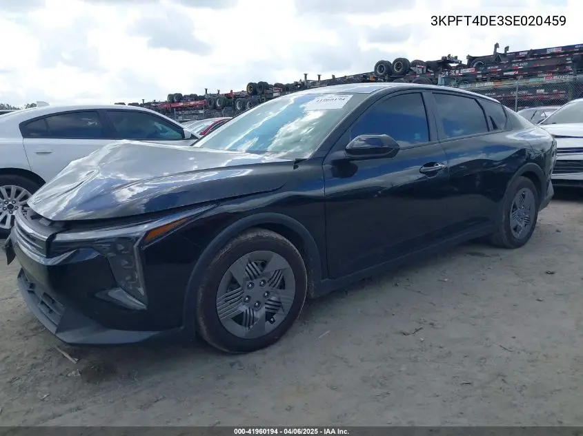 2025 Kia K4 Lx VIN: 3KPFT4DE3SE020459 Lot: 41960194