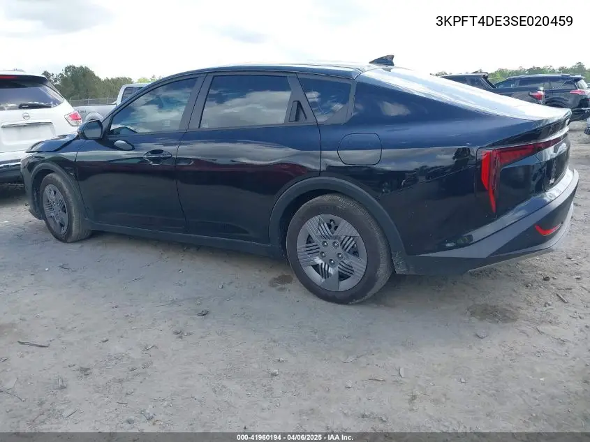 2025 Kia K4 Lx VIN: 3KPFT4DE3SE020459 Lot: 41960194