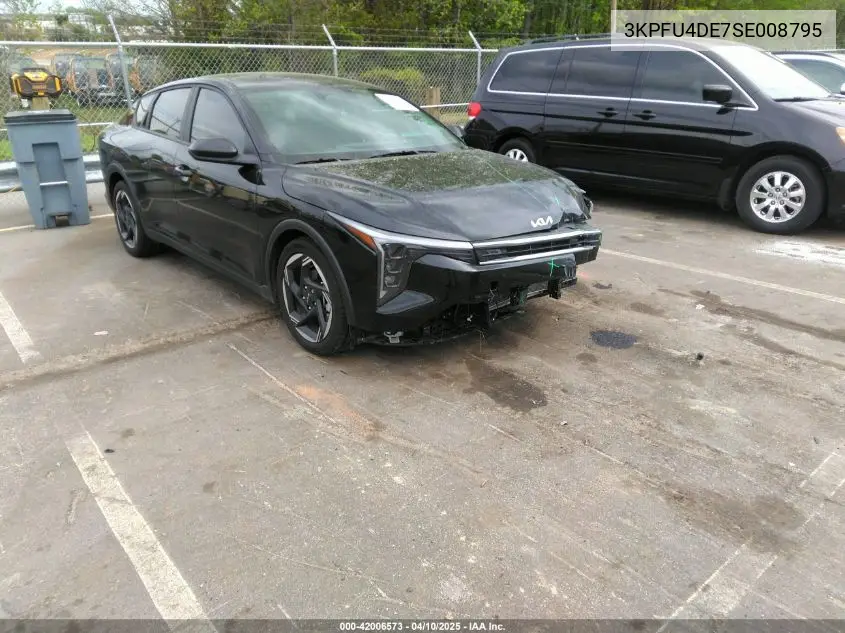 2025 Kia K4 Ex VIN: 3KPFU4DE7SE008795 Lot: 42006573