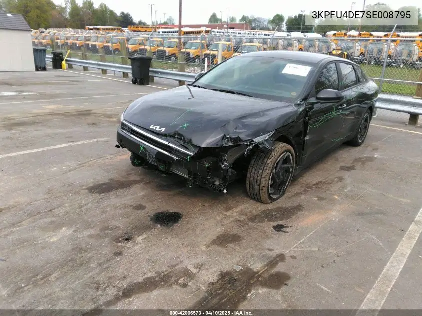 2025 Kia K4 Ex VIN: 3KPFU4DE7SE008795 Lot: 42006573