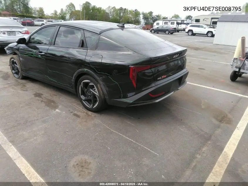 2025 Kia K4 Ex VIN: 3KPFU4DE7SE008795 Lot: 42006573