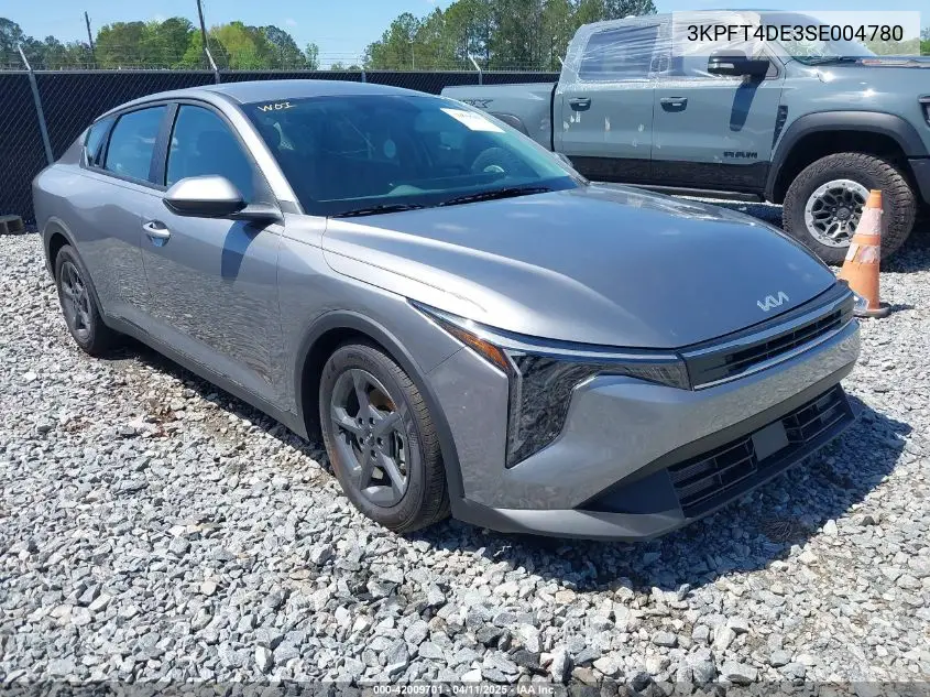 2025 Kia K4 Lxs VIN: 3KPFT4DE3SE004780 Lot: 42009701