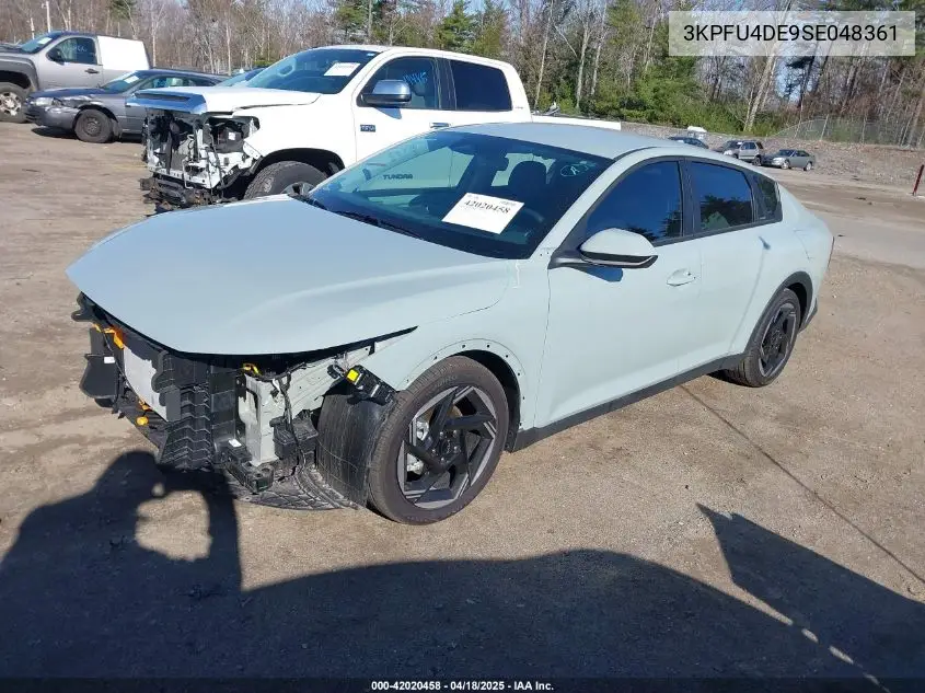 2025 Kia K4 Ex VIN: 3KPFU4DE9SE048361 Lot: 42020458