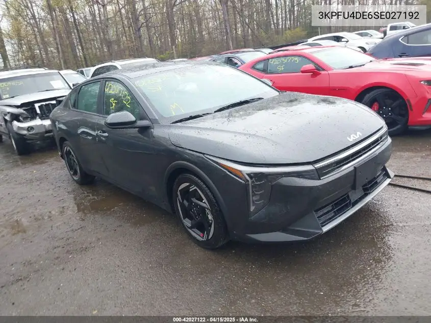 2025 Kia K4 Ex VIN: 3KPFU4DE6SE027192 Lot: 42027122