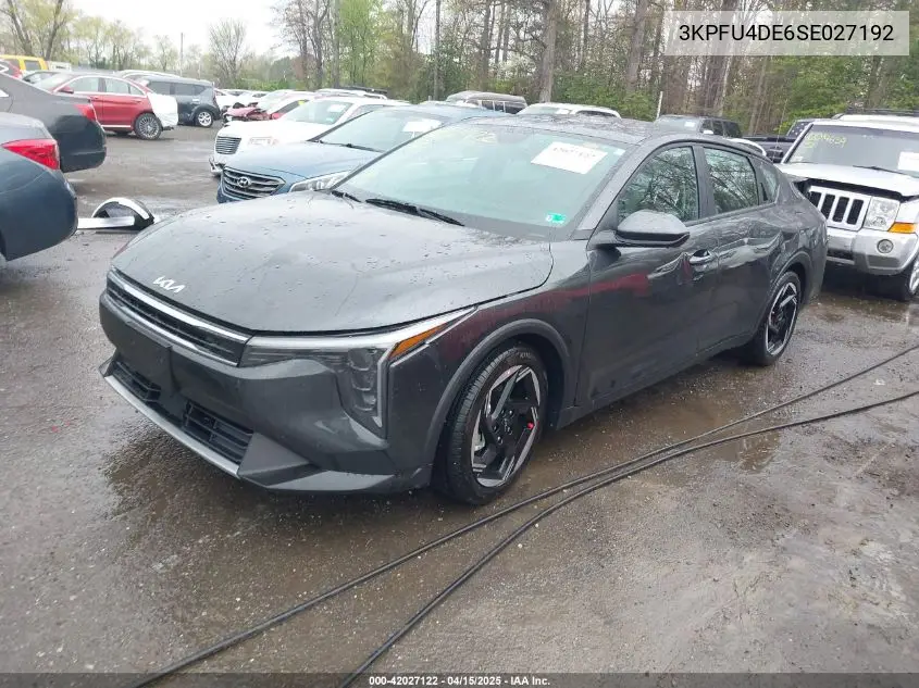 2025 Kia K4 Ex VIN: 3KPFU4DE6SE027192 Lot: 42027122