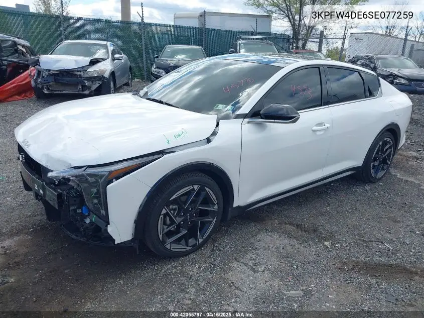 2025 Kia K4 Gt Line VIN: 3KPFW4DE6SE077259 Lot: 42055797