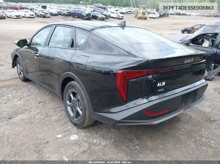 2025 Kia K4 Lxs VIN: 3KPFT4DE5SE008863 Lot: 42094448