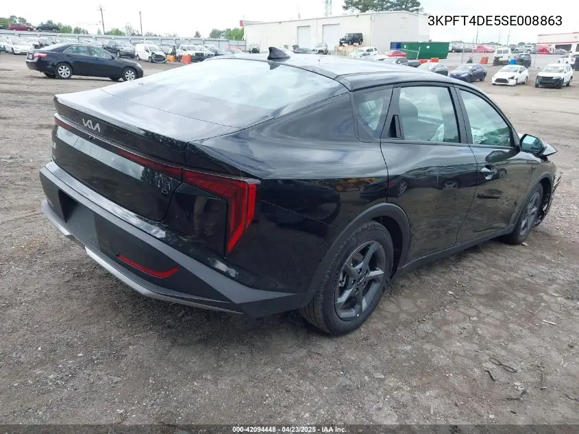 2025 Kia K4 Lxs VIN: 3KPFT4DE5SE008863 Lot: 42094448