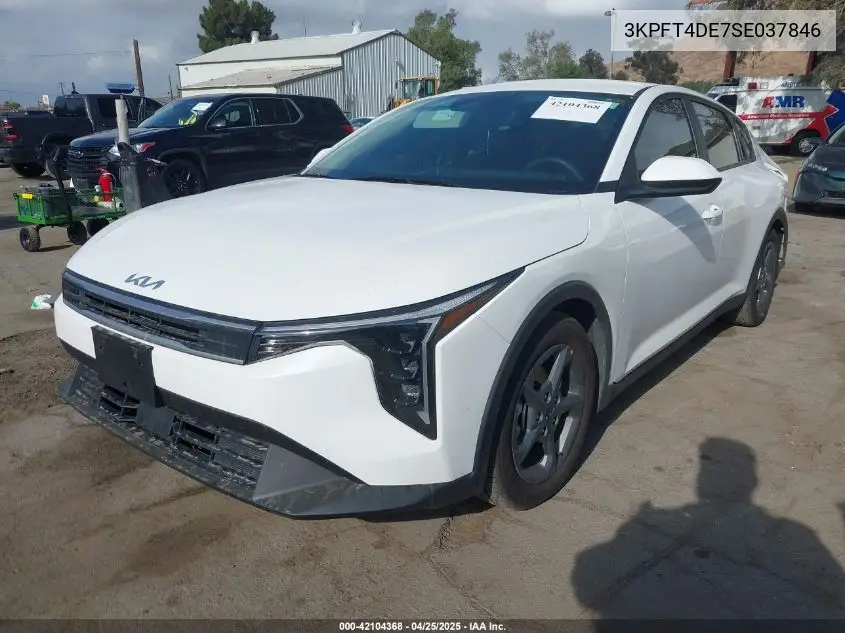 2025 Kia K4 Lxs VIN: 3KPFT4DE7SE037846 Lot: 42104368