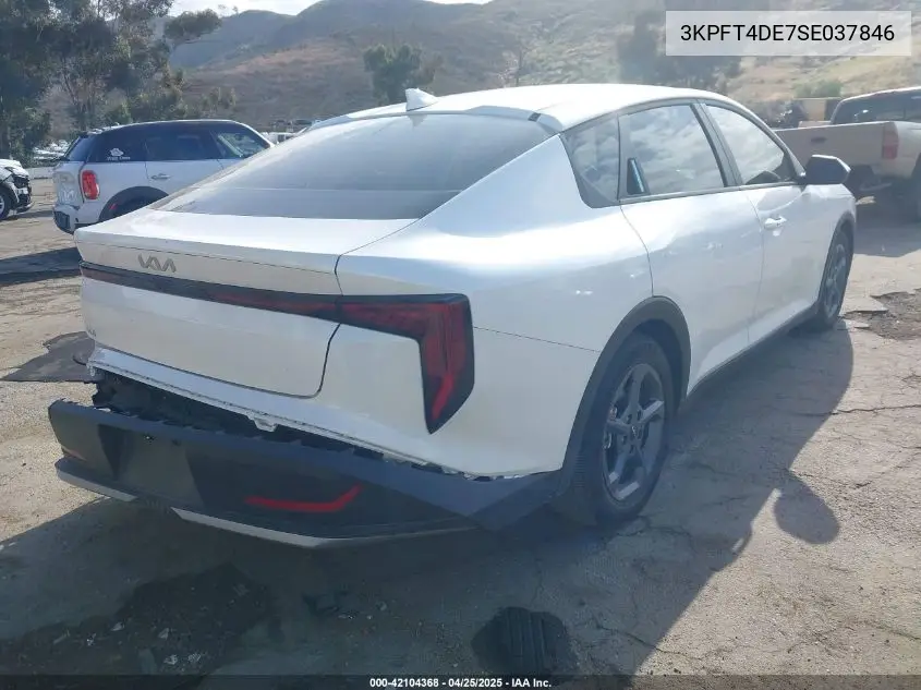 2025 Kia K4 Lxs VIN: 3KPFT4DE7SE037846 Lot: 42104368