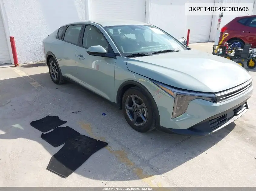 2025 Kia K4 Lxs VIN: 3KPFT4DE4SE003606 Lot: 42107005