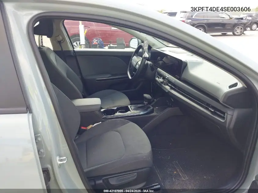 2025 Kia K4 Lxs VIN: 3KPFT4DE4SE003606 Lot: 42107005