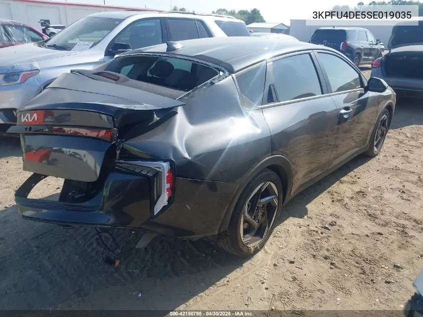 2025 Kia K4 Ex VIN: 3KPFU4DE5SE019035 Lot: 42150798