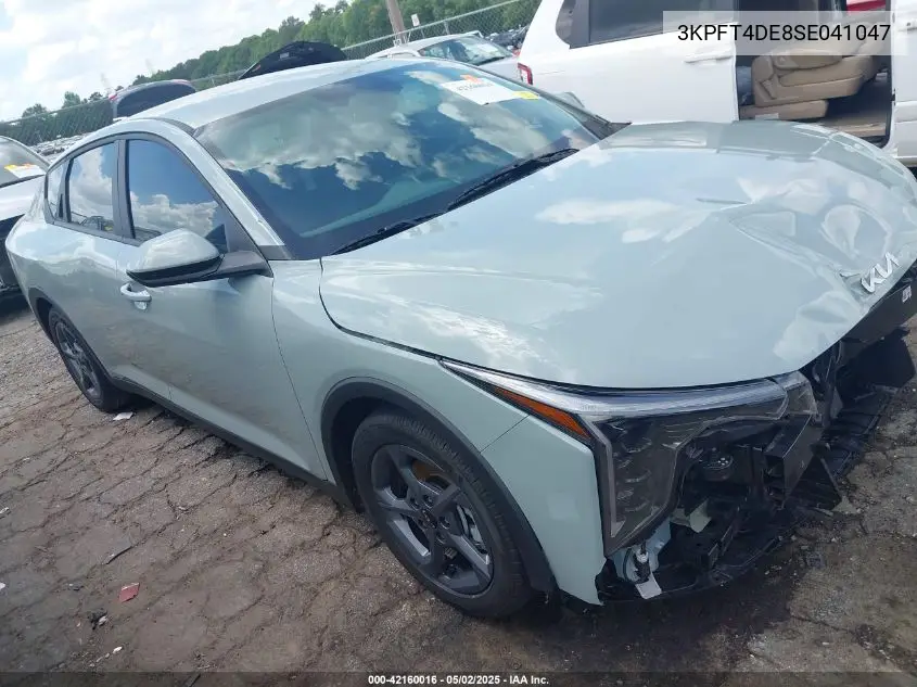 2025 Kia K4 Lxs VIN: 3KPFT4DE8SE041047 Lot: 42160016