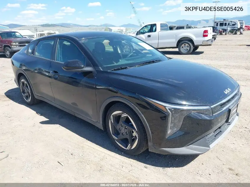 2025 Kia K4 Ex VIN: 3KPFU4DE5SE005426 Lot: 42164913
